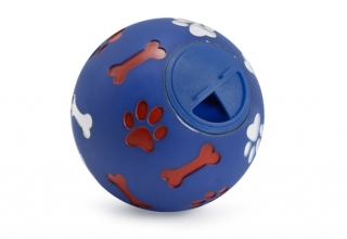 Hračka pro psy - míč na pamlsky 12cm